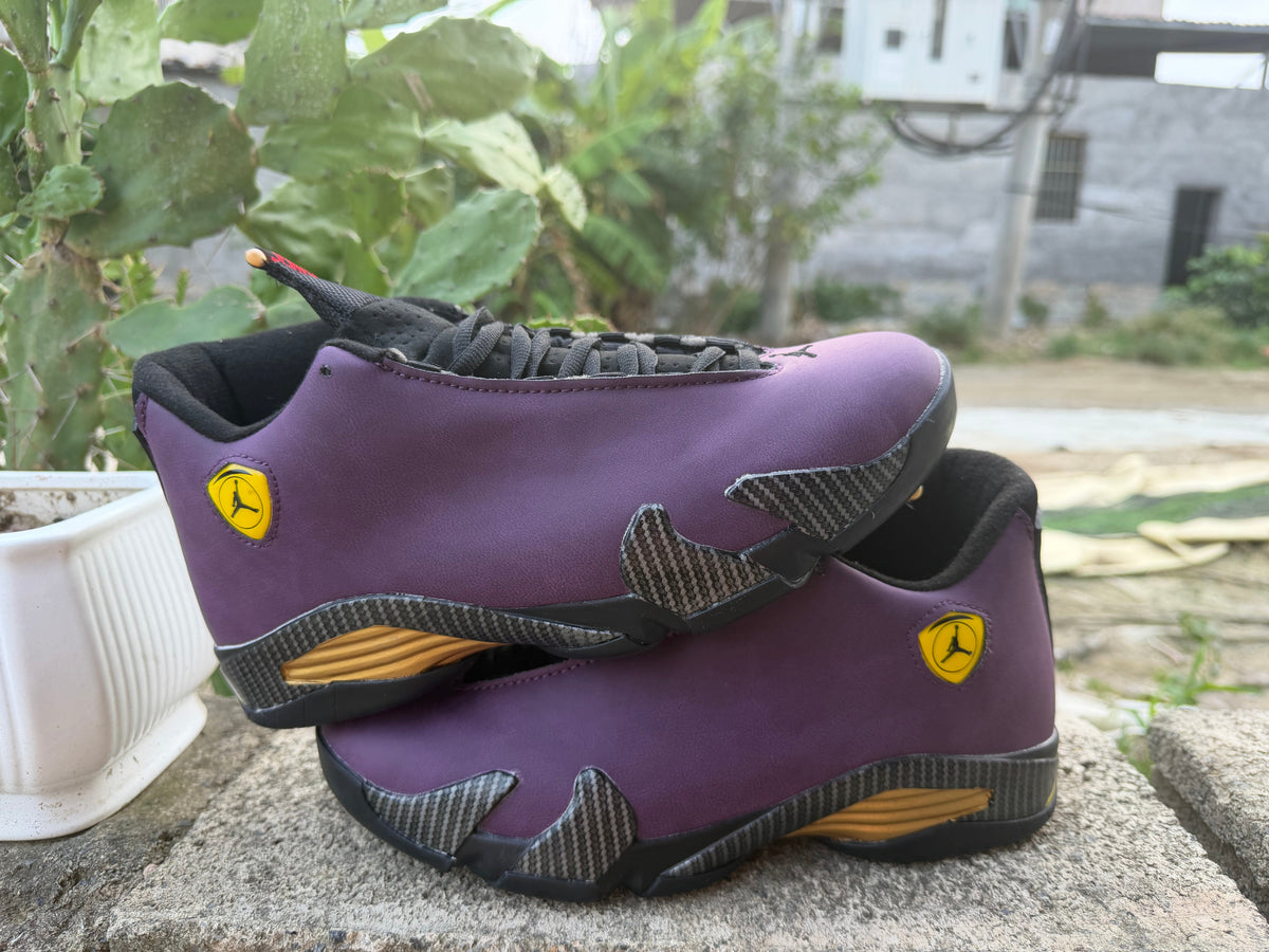 Air Jordan 14 Retro 'Purple Black'