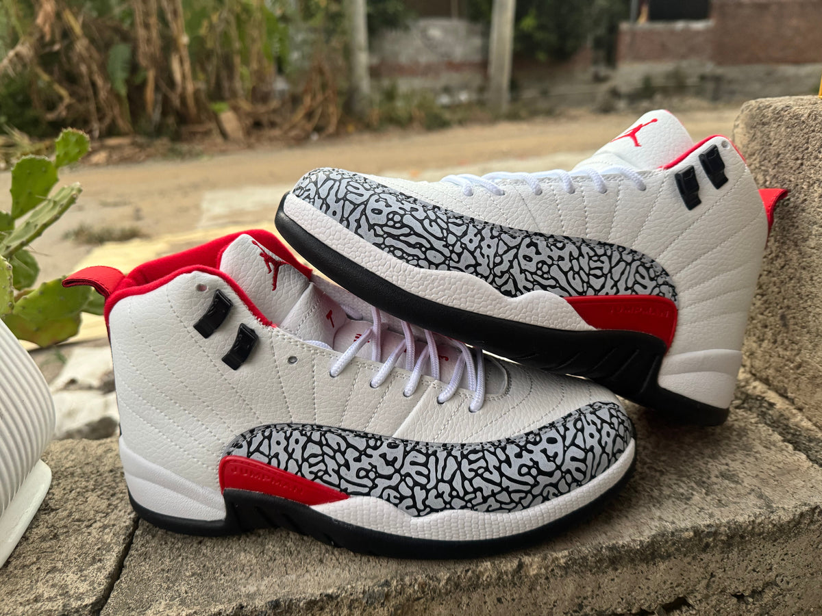 Air Jordan 12 Retro 'Floral' White Black Multi-Color