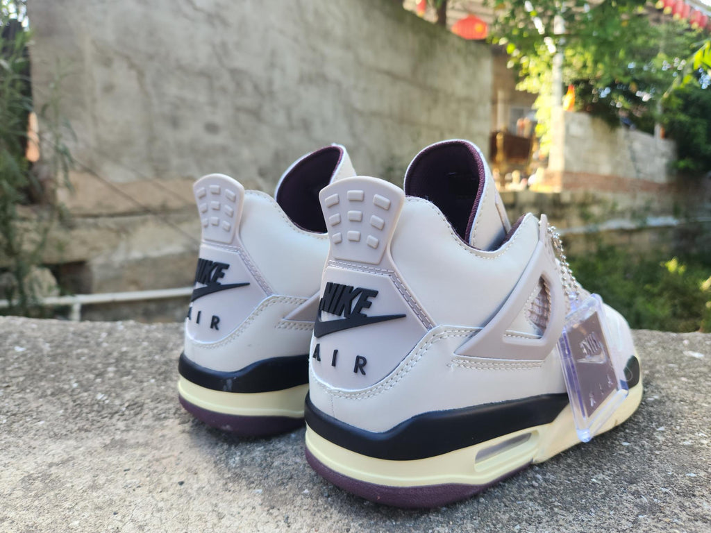 Air Jordan 4 Retro × A Ma Manière – Violet Ore/Brown/Pink
