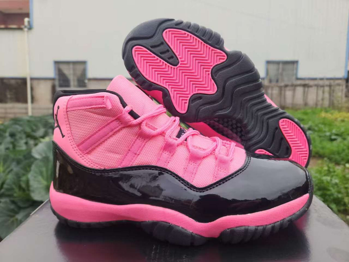 Added Air Jordan 11 Retro 'Pink/Black' Sneaker