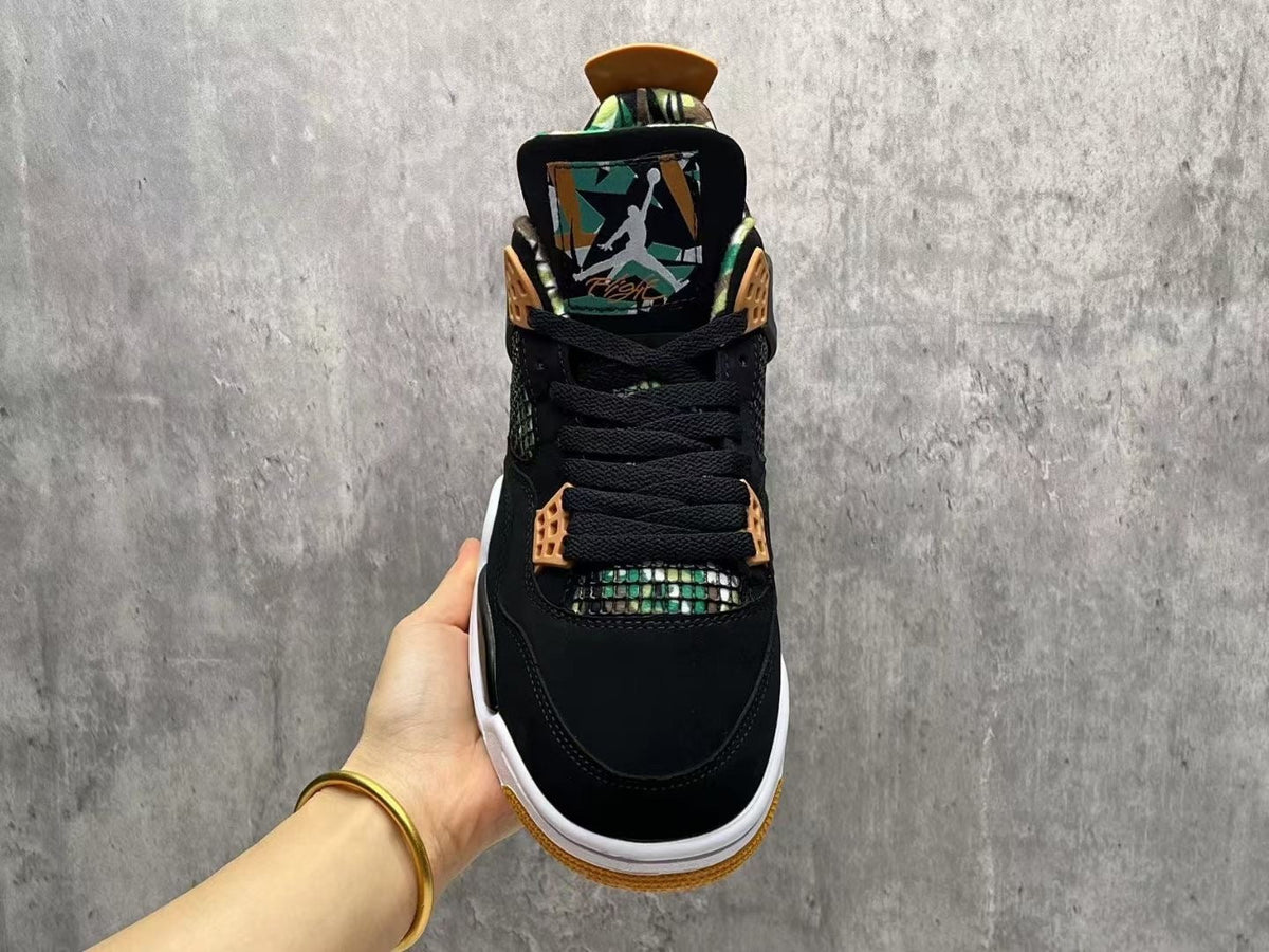 Air Jordan 4 Retro – Black/Bamboo ("Bamboo")