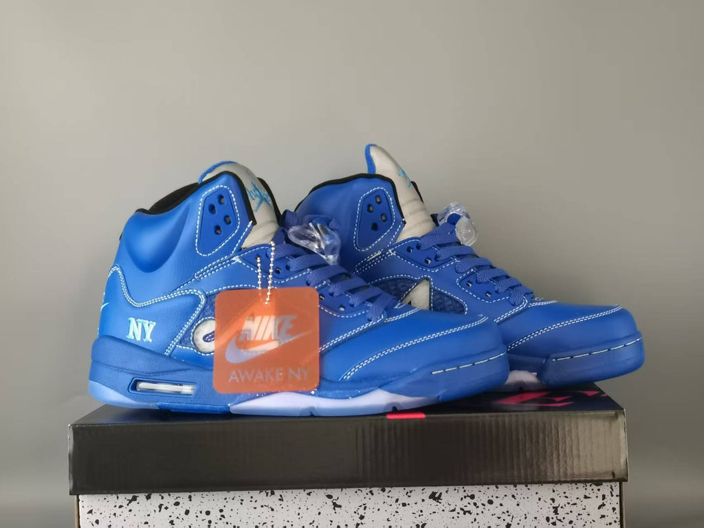 Air Jordan 5 Retro 'NY' Arctic Blue