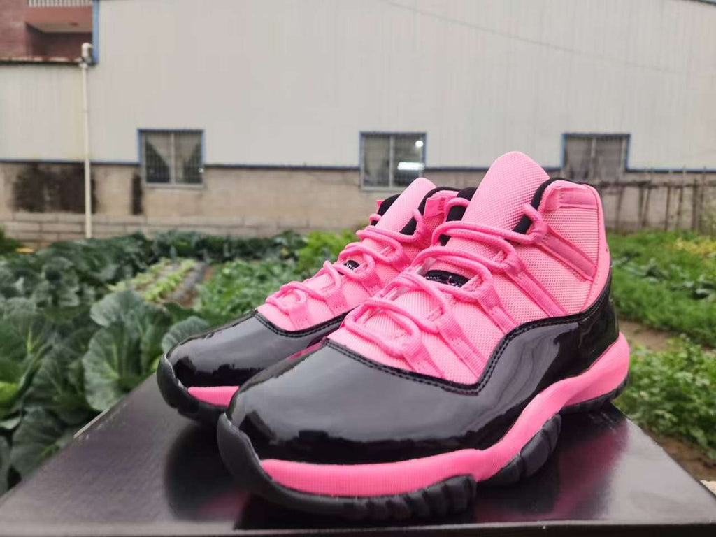 Added Air Jordan 11 Retro 'Pink/Black' Sneaker