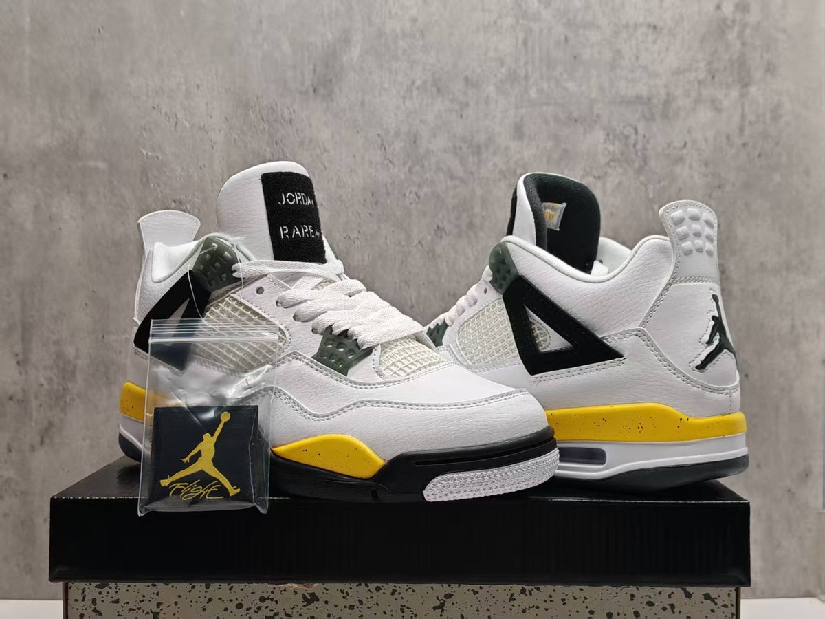 Air Jordan 4 Retro "Lightning" Tour Yellow/White/Dark Blue Grey