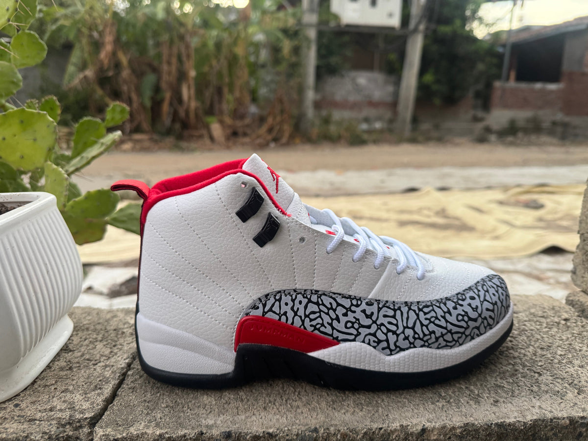 Air Jordan 12 Retro 'Floral' White Black Multi-Color