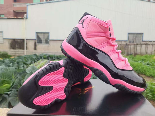 Added Air Jordan 11 Retro 'Pink/Black' Sneaker