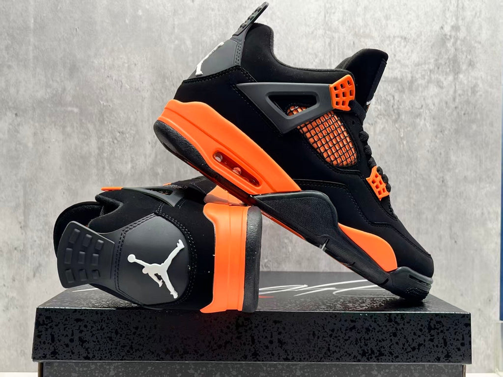 Air Jordan 4 Retro 'Thunder' Orange/Black/Tour Yellow