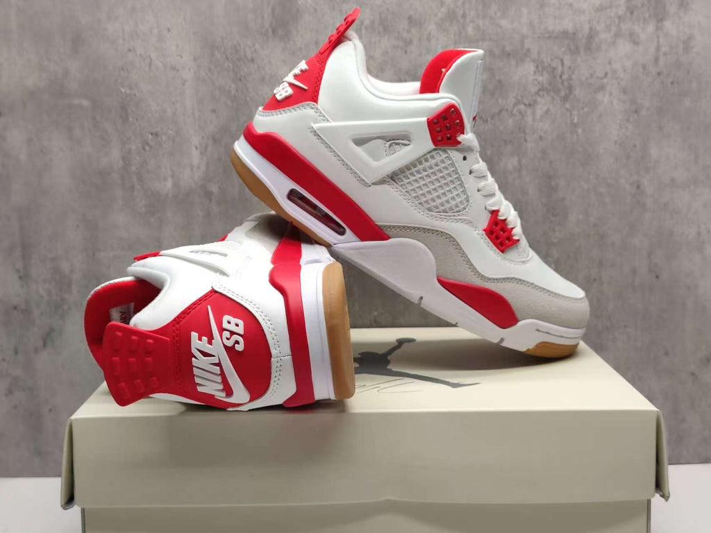 Air Jordan 4 Retro 'Valentine's Day' Sierra Red Sneaker