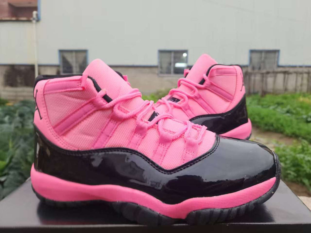 Added Air Jordan 11 Retro 'Pink/Black' Sneaker