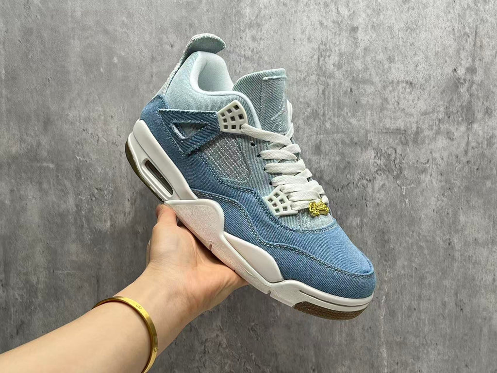Air Jordan 4 'Denim' Worn Blue